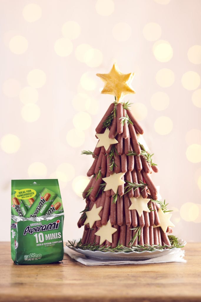 Peperami Recipes - Porky Pine Christmas Tree