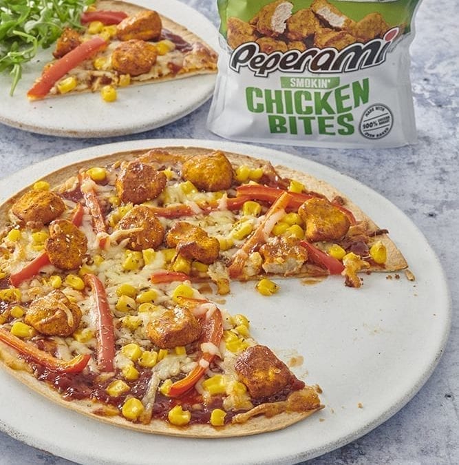 PEPERAMI BARBECUE CHICKEN PIZZA