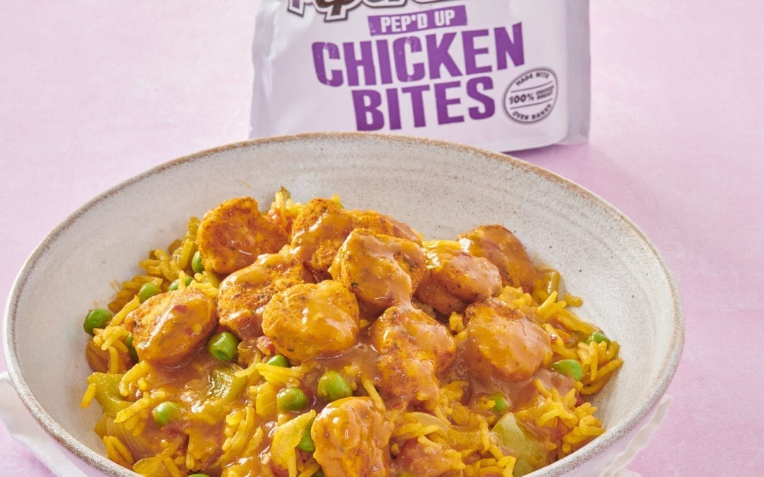 Peri Peri Rice with Spicy Chicken Bites