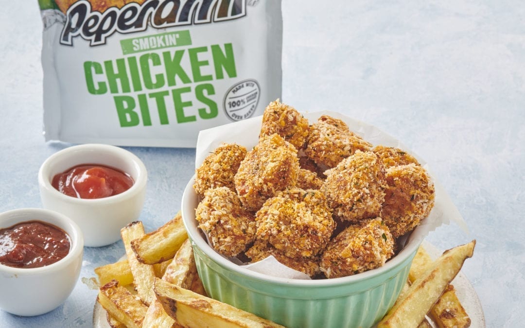 Popcorn Chicken Bites and Fries